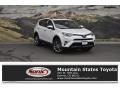 2018 Blizzard White Pearl Toyota RAV4 Limited AWD  photo #1