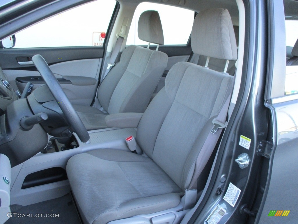 2014 CR-V LX AWD - Polished Metal Metallic / Gray photo #11