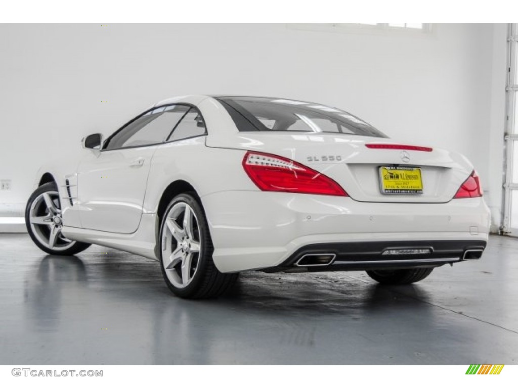 2014 SL 550 Roadster - Diamond White Metallic / Beige/Brown photo #10