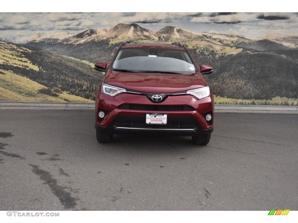 2018 RAV4 Limited AWD - Ruby Flare Pearl / Black photo #2
