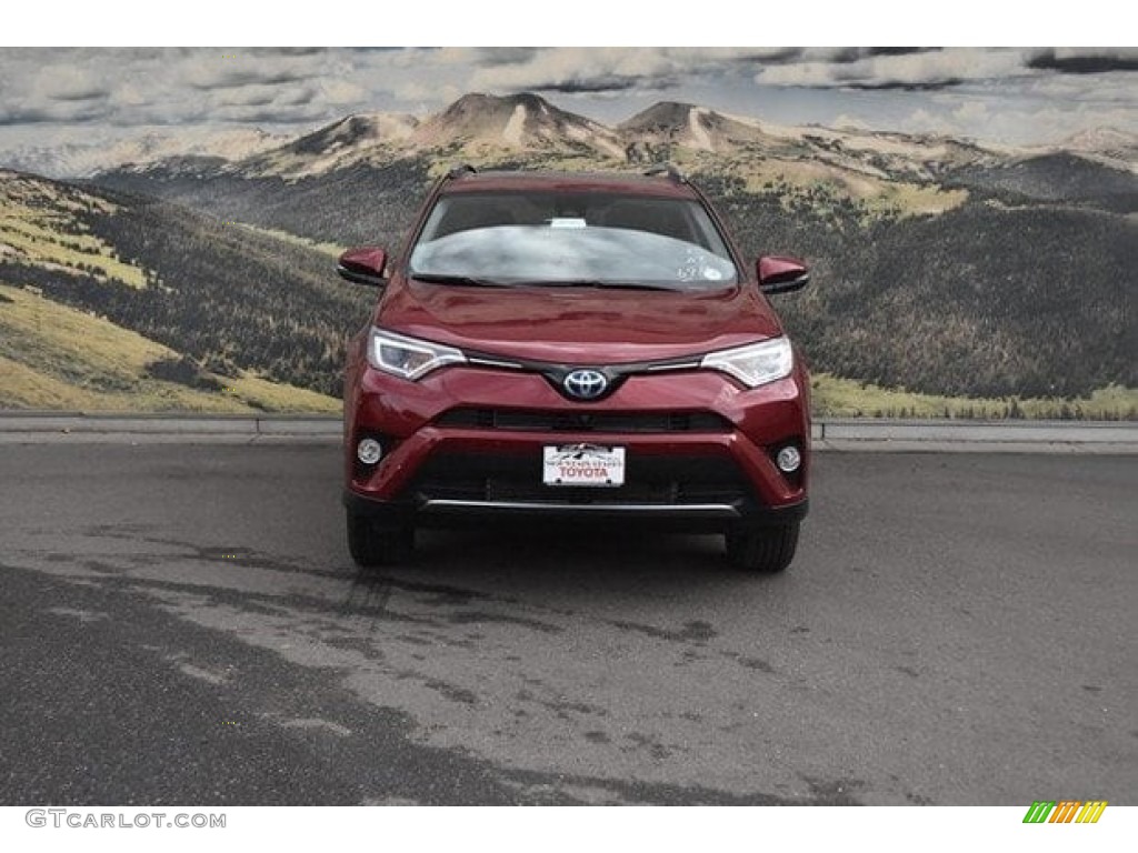 2018 RAV4 Limited AWD Hybrid - Ruby Flare Pearl / Black photo #2