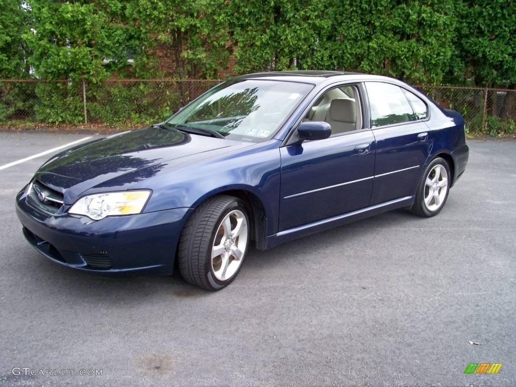 2006 Legacy 2.5i Special Edition Sedan - Regal Blue Pearl / Taupe photo #1