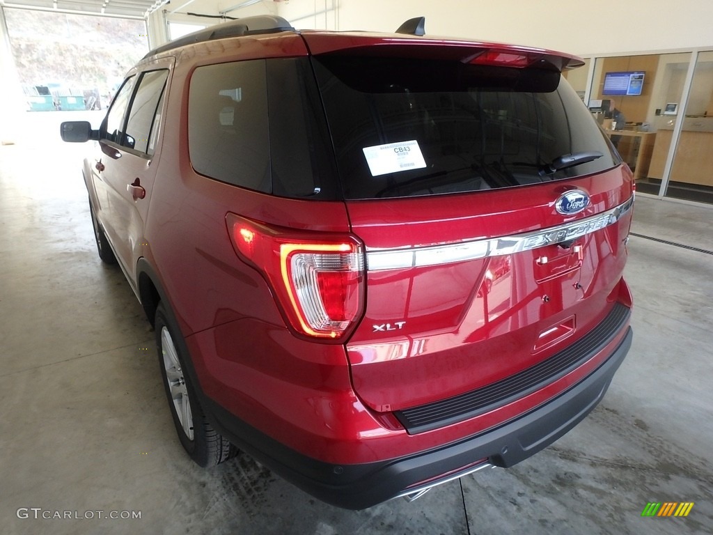 2018 Explorer XLT 4WD - Ruby Red / Ebony Black photo #3