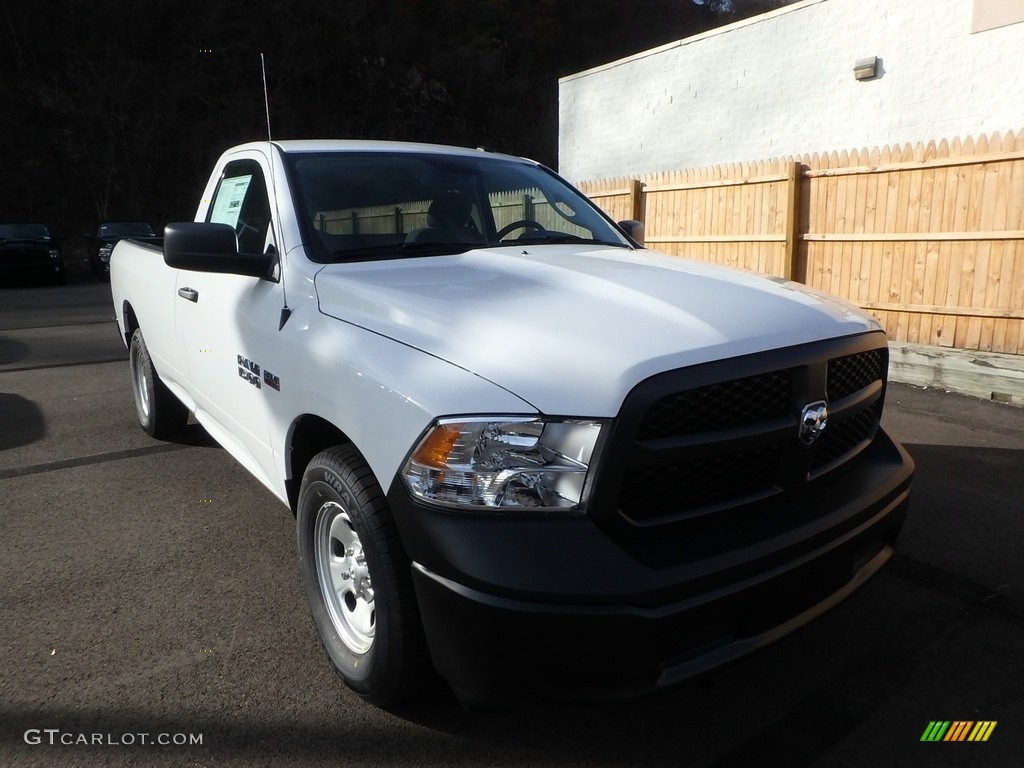 2018 1500 Tradesman Regular Cab - Bright White / Black/Diesel Gray photo #7
