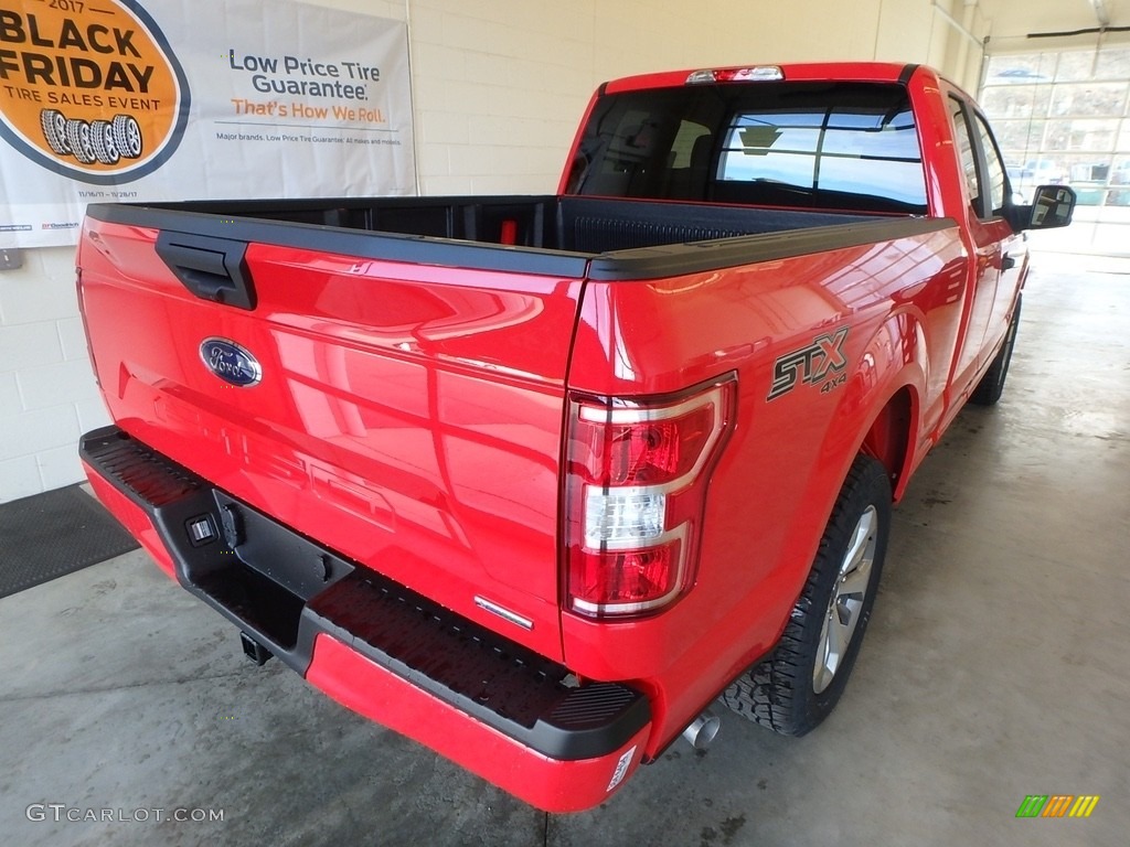 2018 F150 STX SuperCab 4x4 - Race Red / Black photo #2