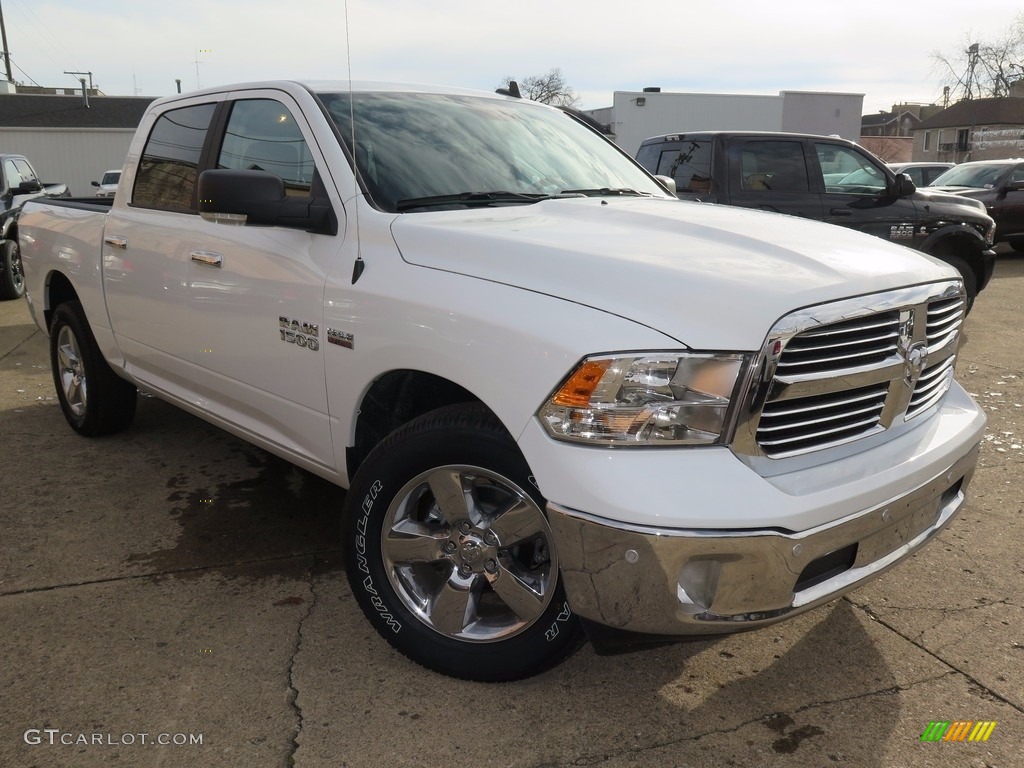 2018 1500 Big Horn Crew Cab 4x4 - Bright White / Black/Diesel Gray photo #1