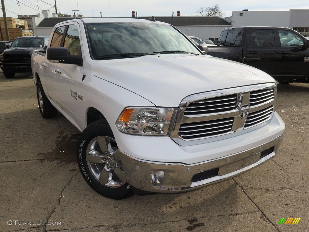 2018 1500 Big Horn Crew Cab 4x4 - Bright White / Black/Diesel Gray photo #2