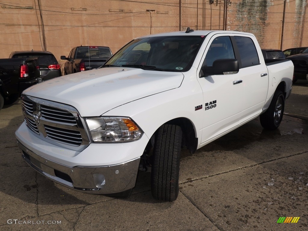2018 1500 Big Horn Crew Cab 4x4 - Bright White / Black/Diesel Gray photo #4
