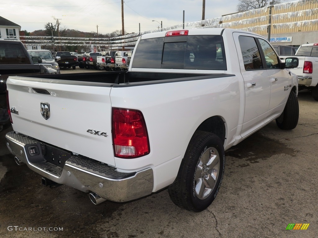 2018 1500 Big Horn Crew Cab 4x4 - Bright White / Black/Diesel Gray photo #7