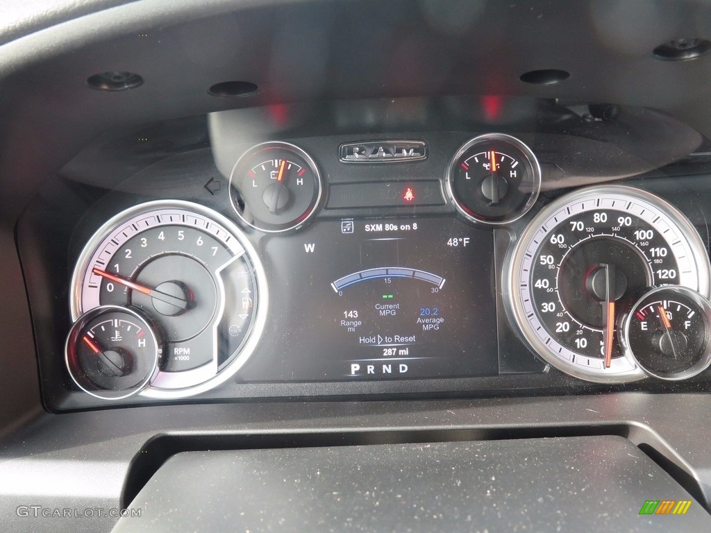 2018 1500 Big Horn Crew Cab 4x4 - Bright White / Black/Diesel Gray photo #10