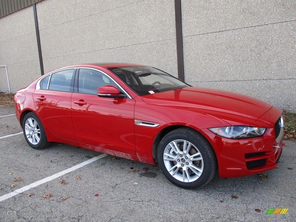 2018 XE 25t Premium AWD - Caldera Red / Ebony photo #1