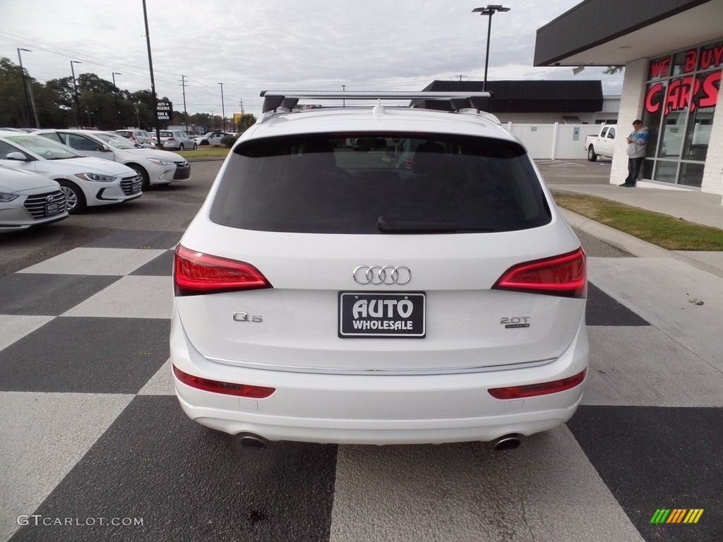 2017 Q5 2.0 TFSI Premium quattro - Glacier White Metallic / Pistachio Beige photo #4