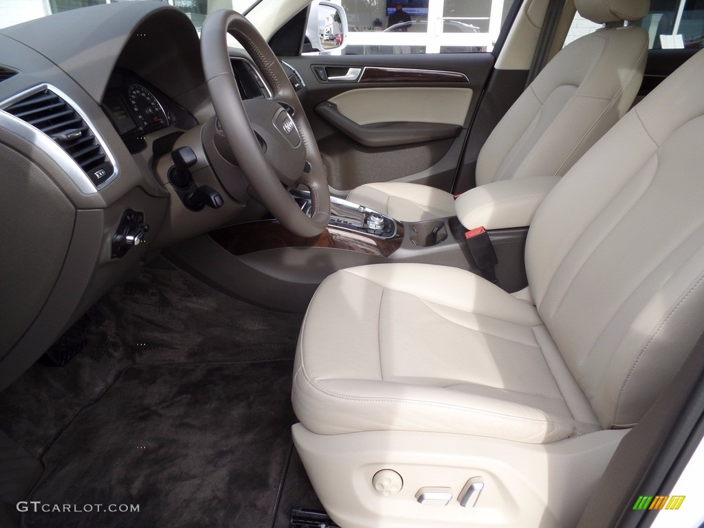 2017 Q5 2.0 TFSI Premium quattro - Glacier White Metallic / Pistachio Beige photo #10