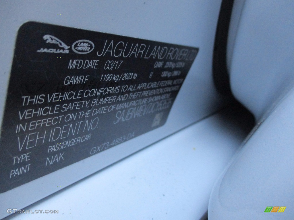 2018 XF Portfolio - Yulong White Metallic / Sienna Tan photo #19