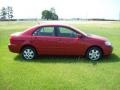 2007 Impulse Red Pearl Toyota Corolla LE  photo #2