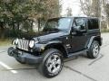 2018 Black Jeep Wrangler Sahara 4x4  photo #2