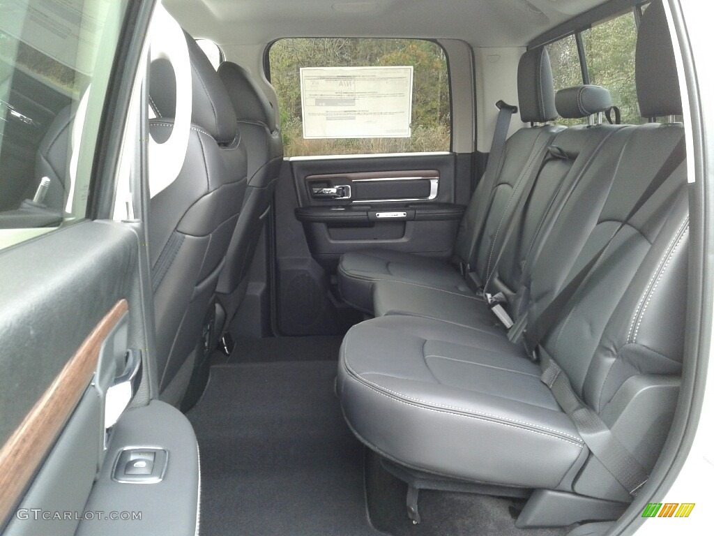 Black Interior 2018 Ram 3500 Laramie Crew Cab 4x4 Dual Rear Wheel Photo #124017250