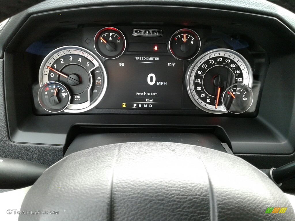 2018 Ram 3500 Laramie Crew Cab 4x4 Dual Rear Wheel Gauges Photo #124017523