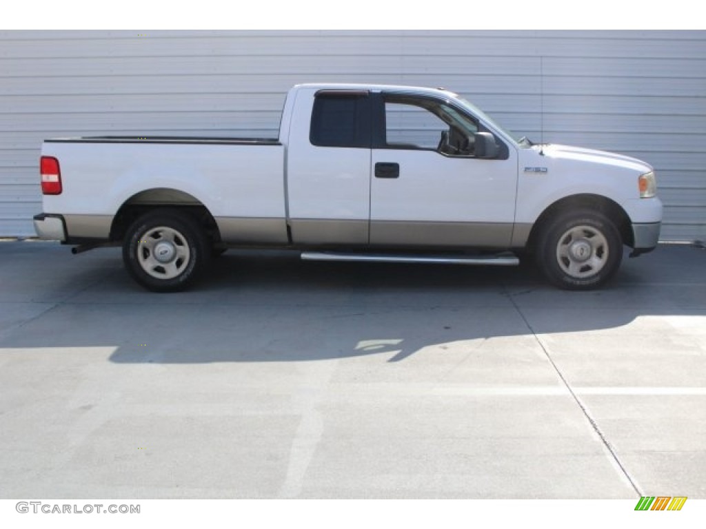 2006 F150 XLT SuperCab - Oxford White / Tan photo #11