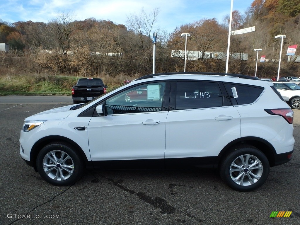 2018 Escape SE - Oxford White / Charcoal Black photo #6