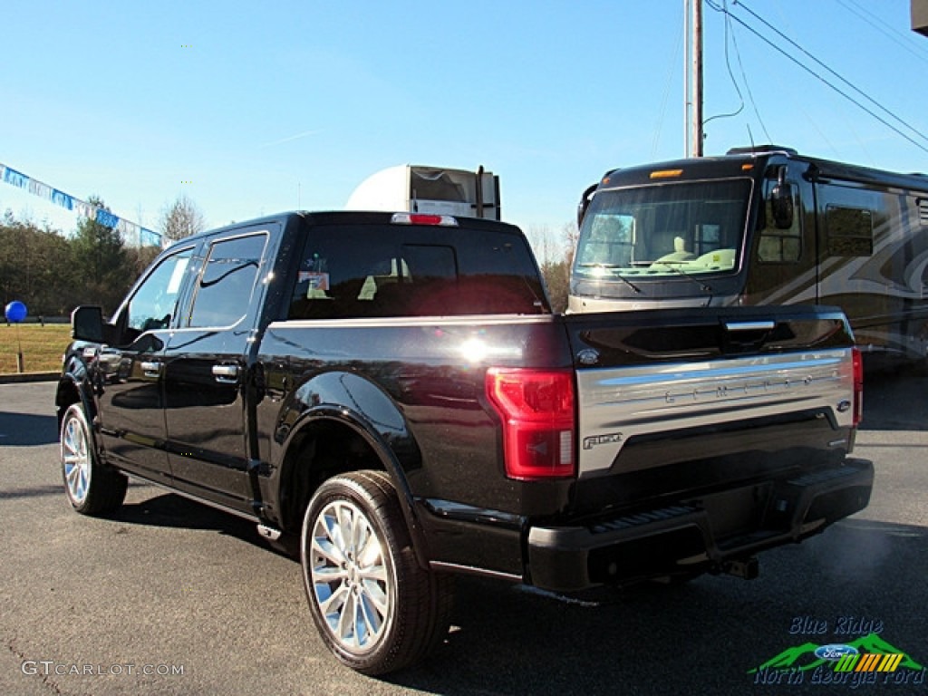 2018 F150 Limited SuperCrew 4x4 - Shadow Black / Limited Navy Pier photo #3
