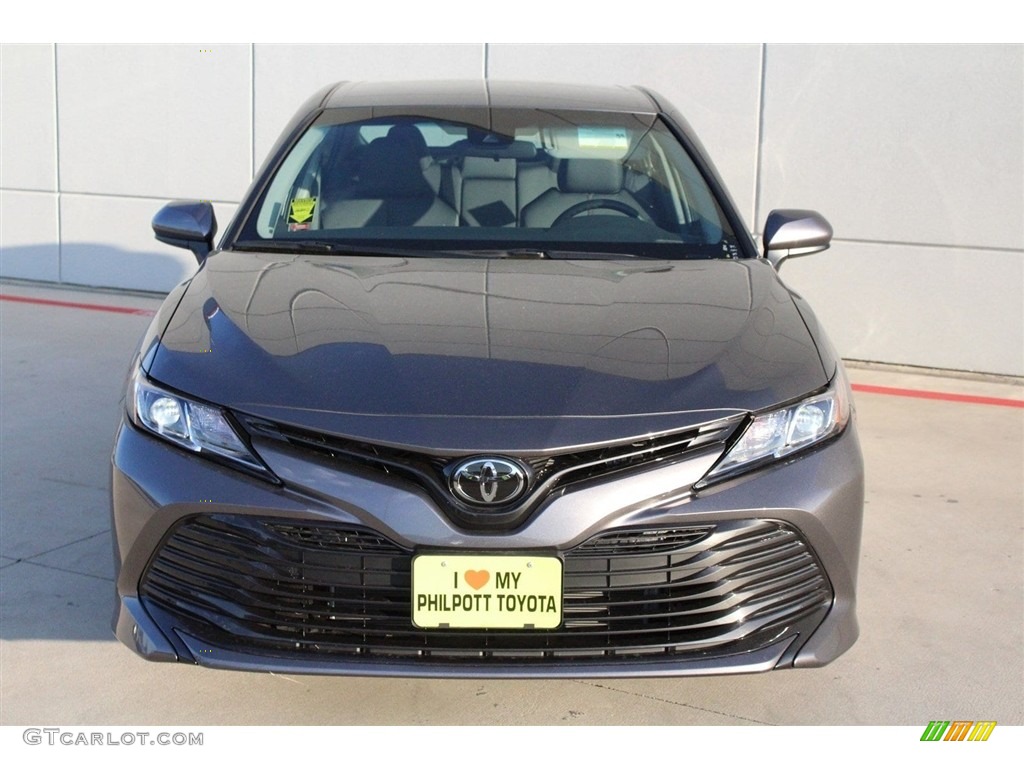 2018 Camry LE - Predawn Gray Mica / Ash photo #2