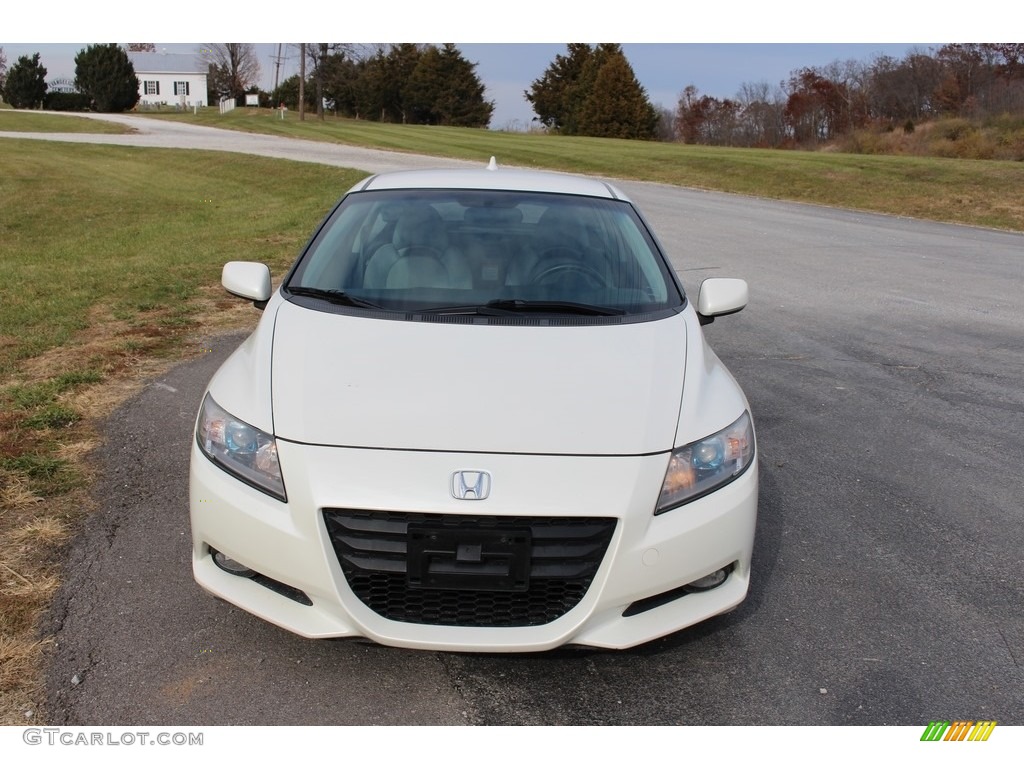 2012 CR-Z EX Sport Hybrid - Premium White Pearl / Gray photo #4