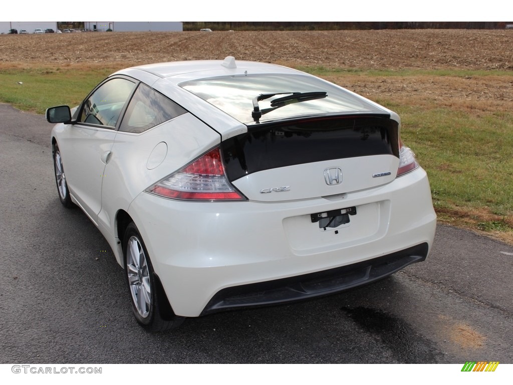 2012 CR-Z EX Sport Hybrid - Premium White Pearl / Gray photo #5