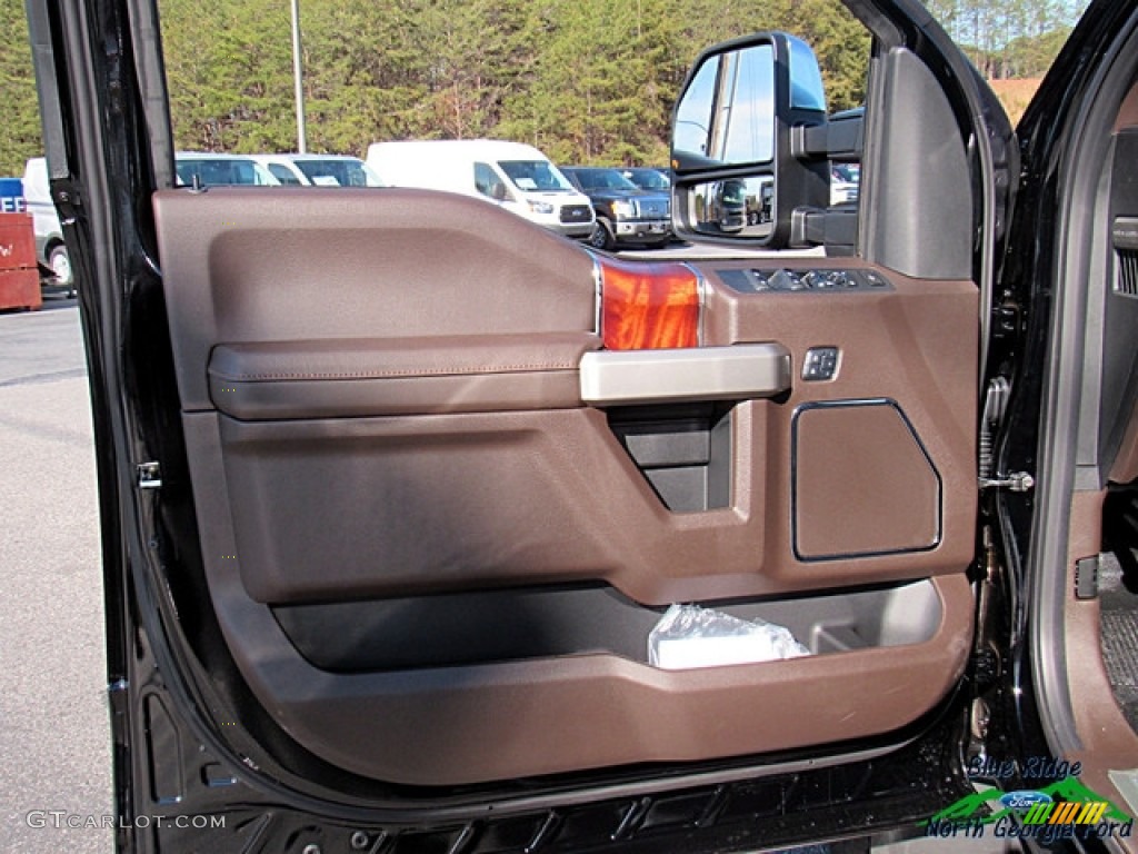 2017 F450 Super Duty King Ranch Crew Cab 4x4 - Shadow Black / King Ranch Java photo #34