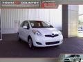 2009 Polar White Toyota Yaris 3 Door Liftback  photo #1