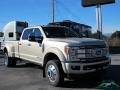 White Gold - F450 Super Duty Platinum Crew Cab 4x4 Photo No. 7