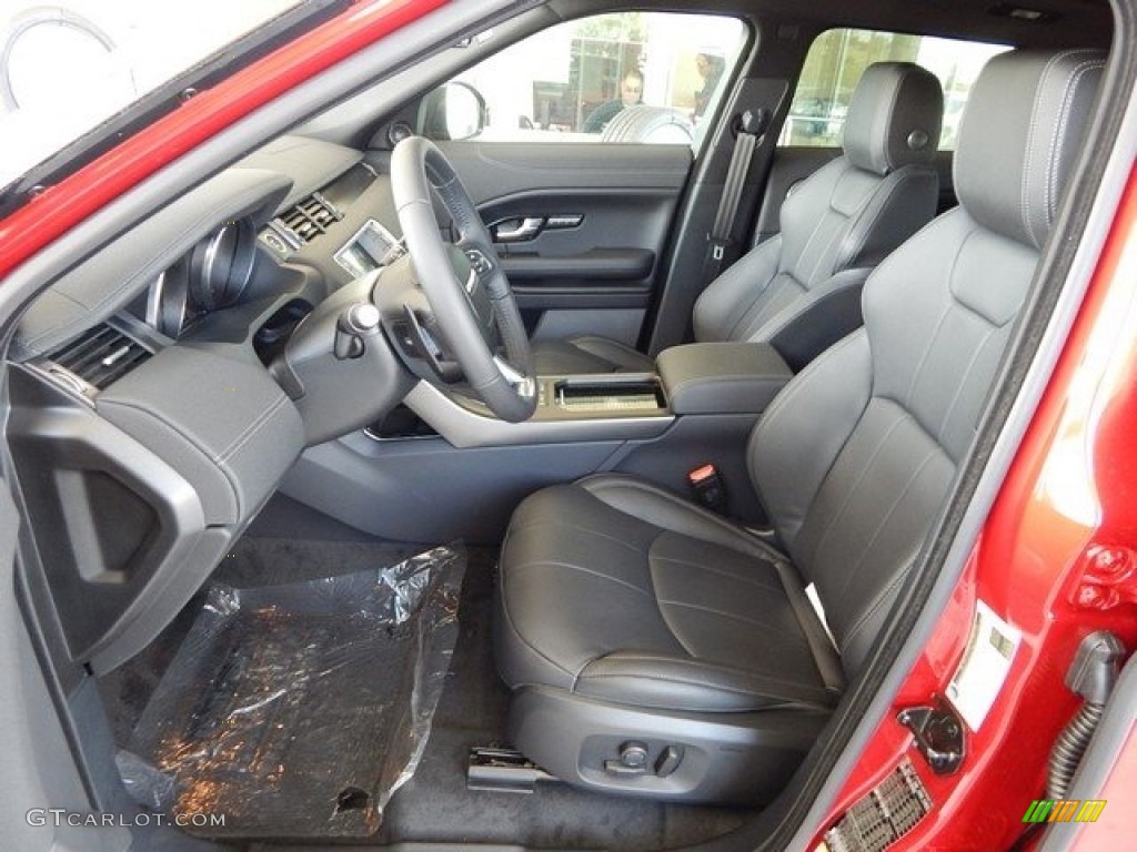 Ebony Interior 2018 Land Rover Range Rover Evoque SE Premium Photo #124023817