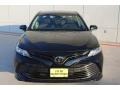 2018 Midnight Black Metallic Toyota Camry LE  photo #2