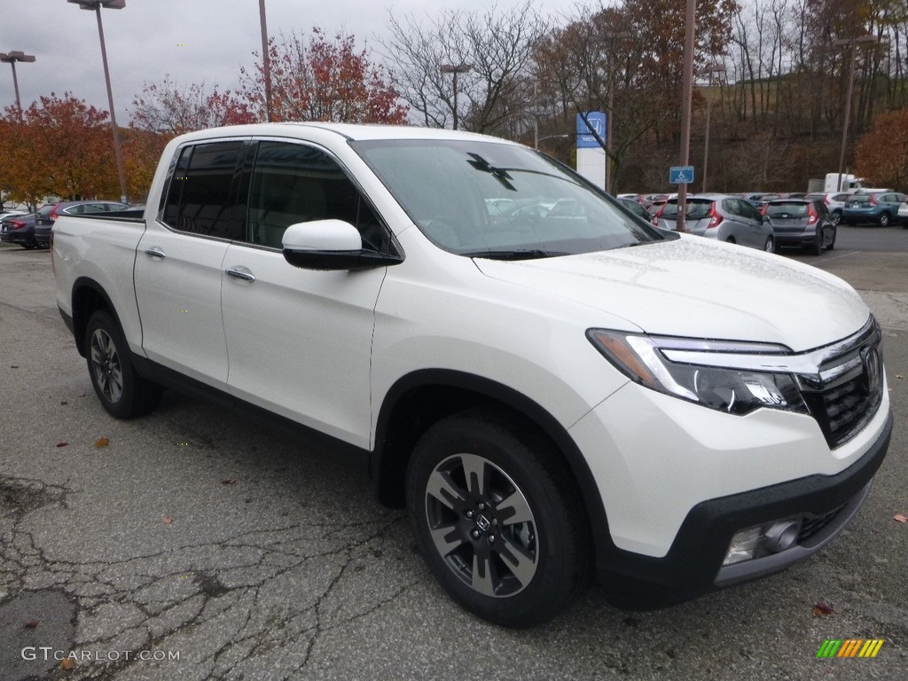 White Diamond Pearl 2018 Honda Ridgeline RTL-E AWD Exterior Photo #124026475