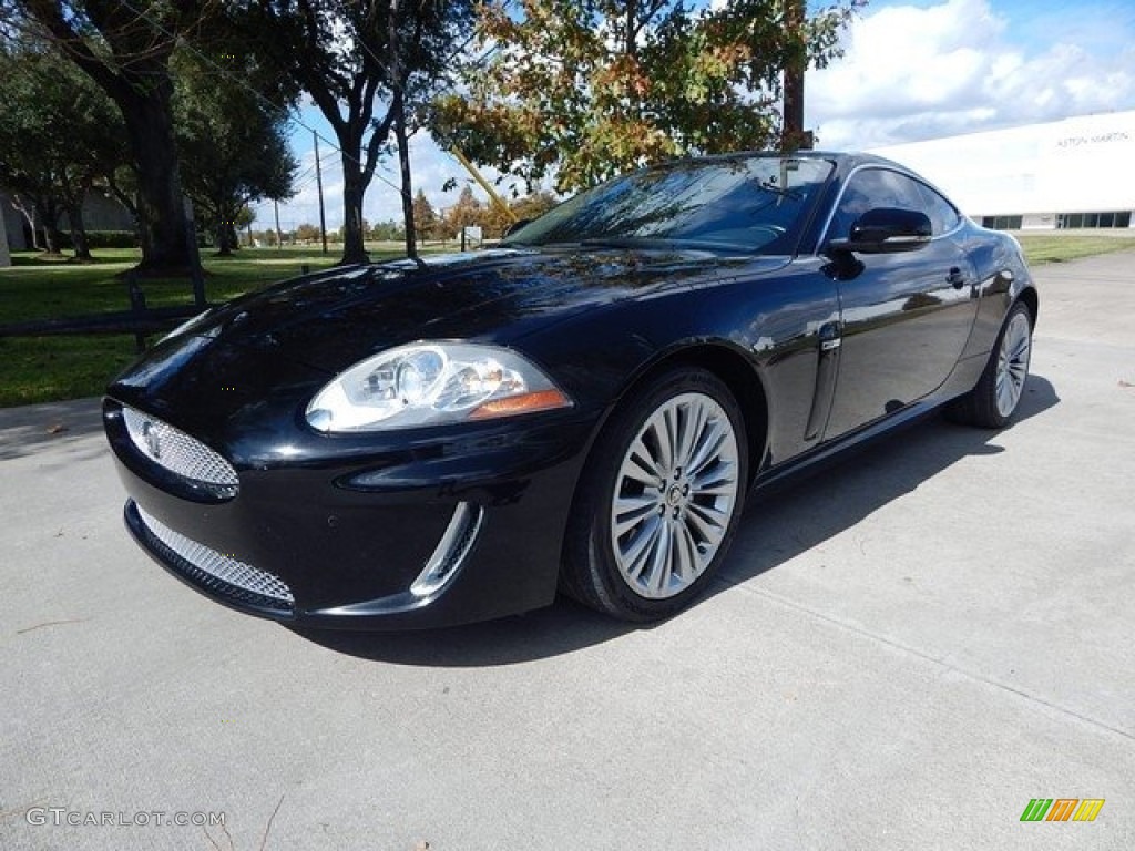 Ebony Black 2010 Jaguar XK XK Coupe Exterior Photo #124027249