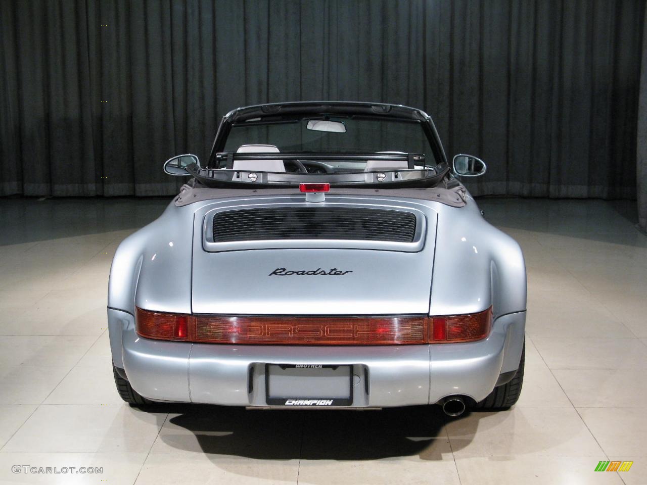 1992 911 America Roadster - Polar Silver Metallic / Classic Grey photo #20
