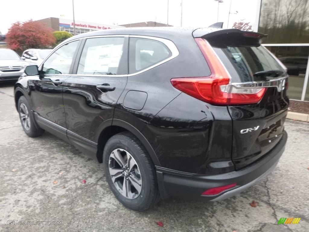 2018 CR-V LX AWD - Crystal Black Pearl / Black photo #2