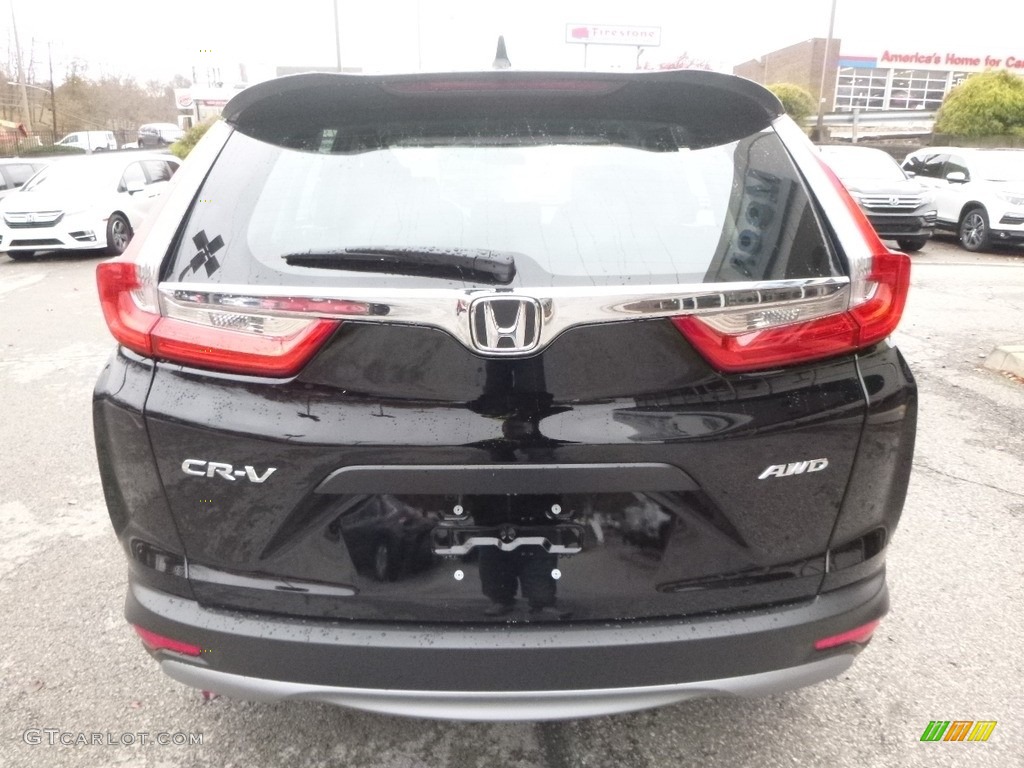 2018 CR-V LX AWD - Crystal Black Pearl / Black photo #3