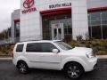 2015 White Diamond Pearl Honda Pilot Touring 4WD  photo #2