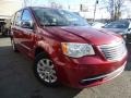 Deep Cherry Red Crystal Pearl 2011 Chrysler Town & Country Touring - L