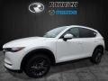 2017 Crystal White Pearl Mazda CX-5 Touring AWD  photo #4