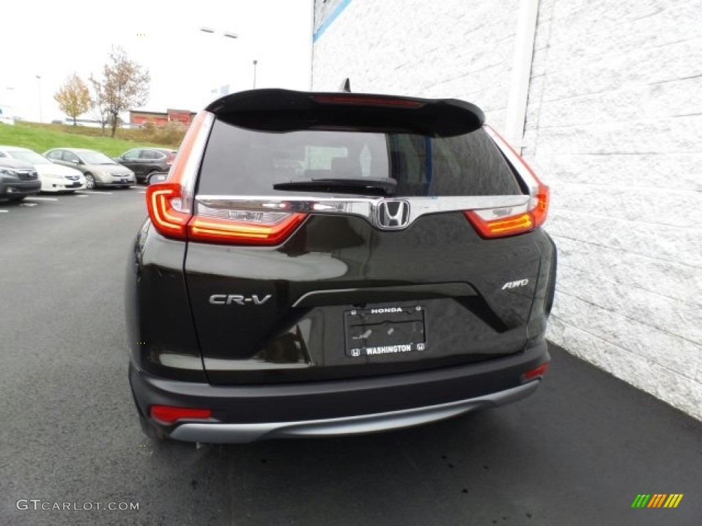 2018 CR-V EX AWD - Dark Olive Metallic / Black photo #7