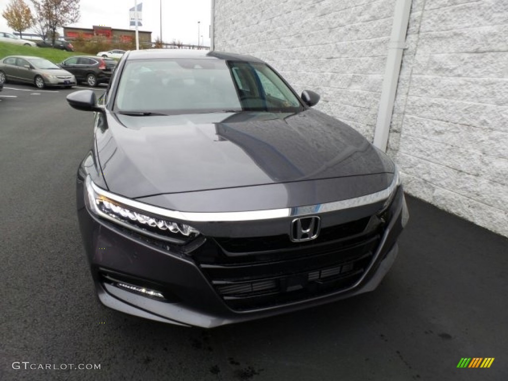 2018 Accord Touring Sedan - Modern Steel Metallic / Black photo #3