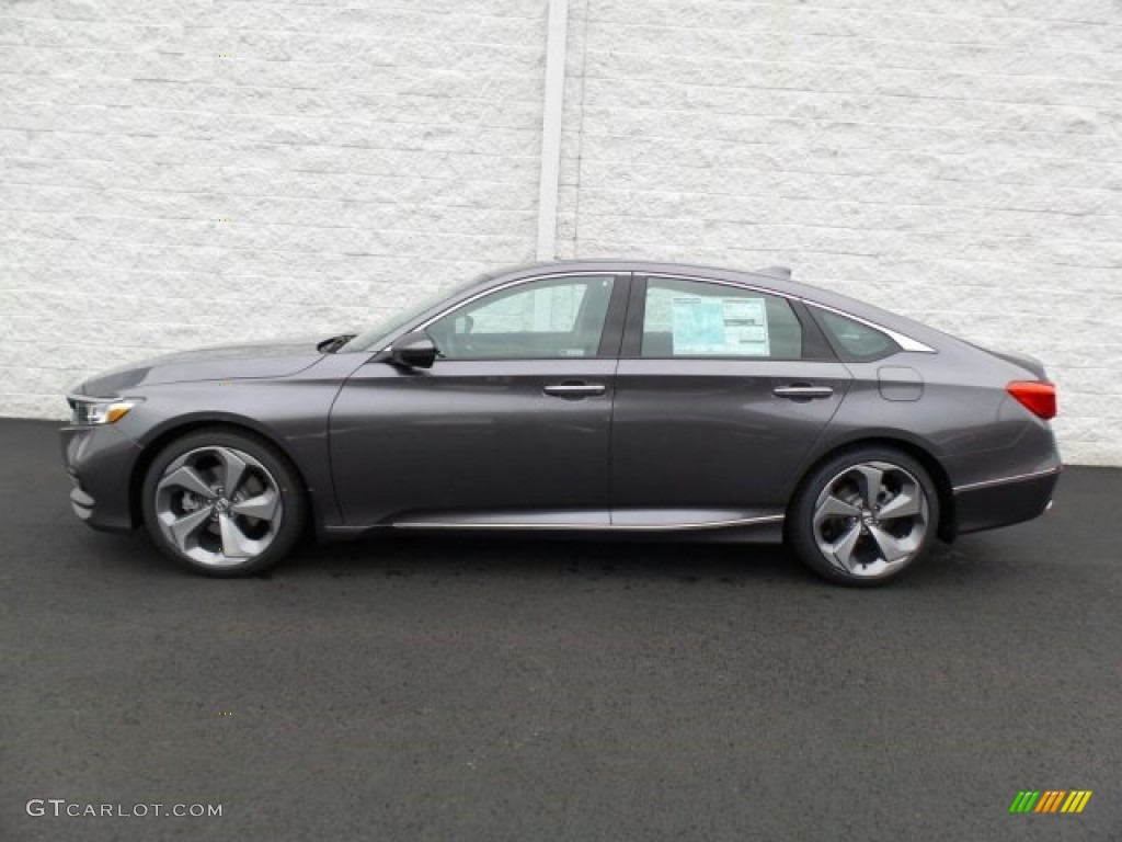 2018 Accord Touring Sedan - Modern Steel Metallic / Black photo #6