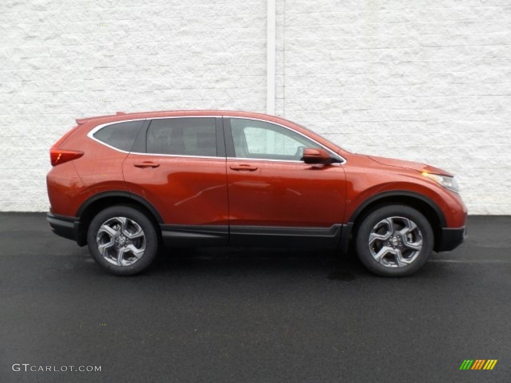 Molten Lava Pearl 2018 Honda CR-V EX-L AWD Exterior Photo #124033111