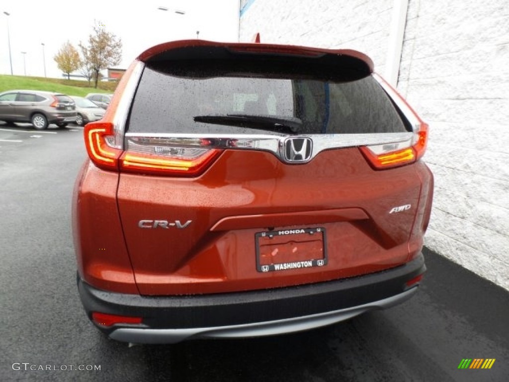 2018 CR-V EX-L AWD - Molten Lava Pearl / Ivory photo #7