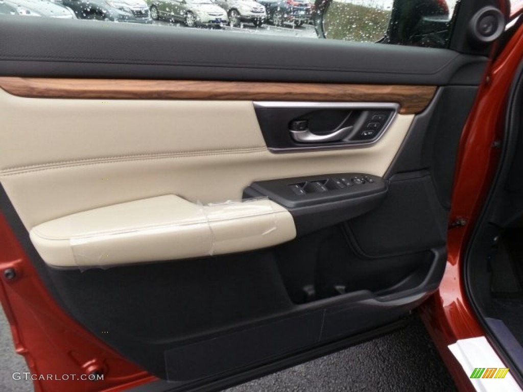 2018 CR-V Touring AWD - Molten Lava Pearl / Ivory photo #12