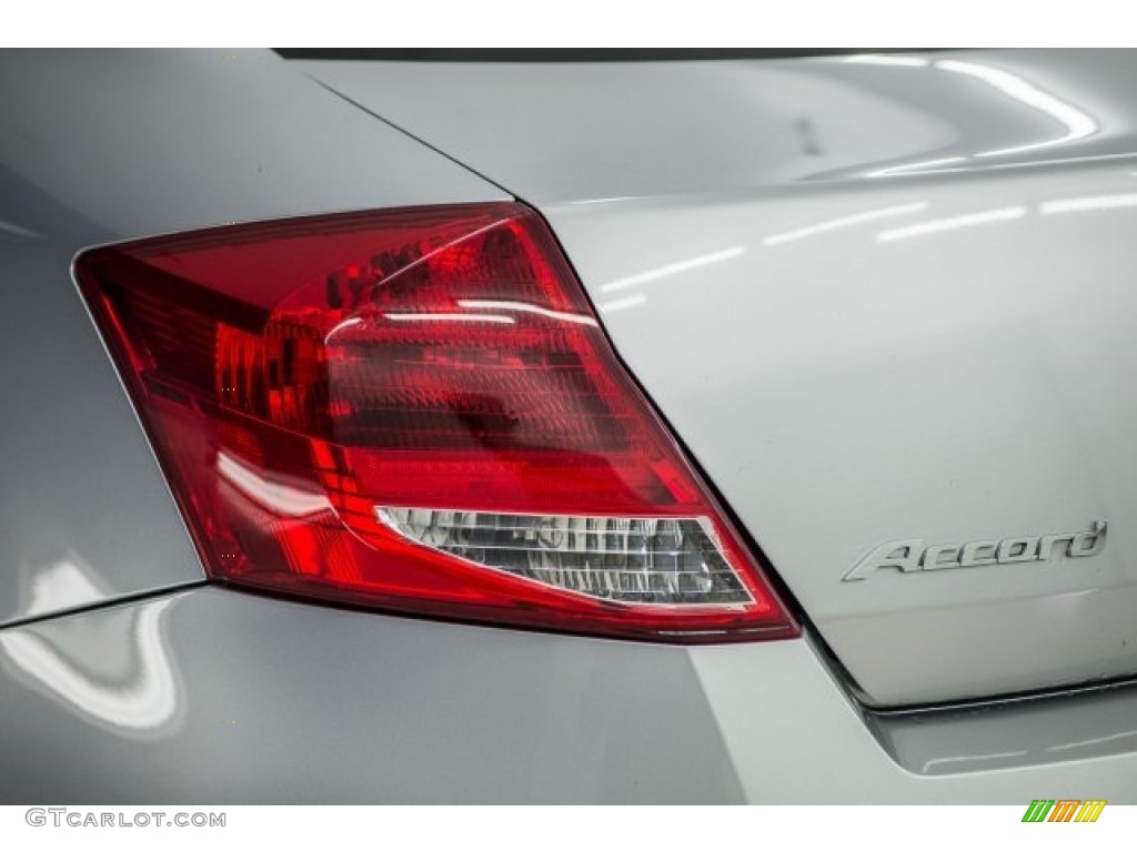 2012 Accord EX-L Coupe - Alabaster Silver Metallic / Black photo #18