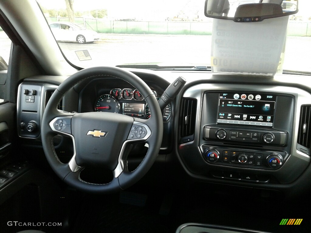 2018 Silverado 1500 LT Double Cab - Black / Jet Black photo #13