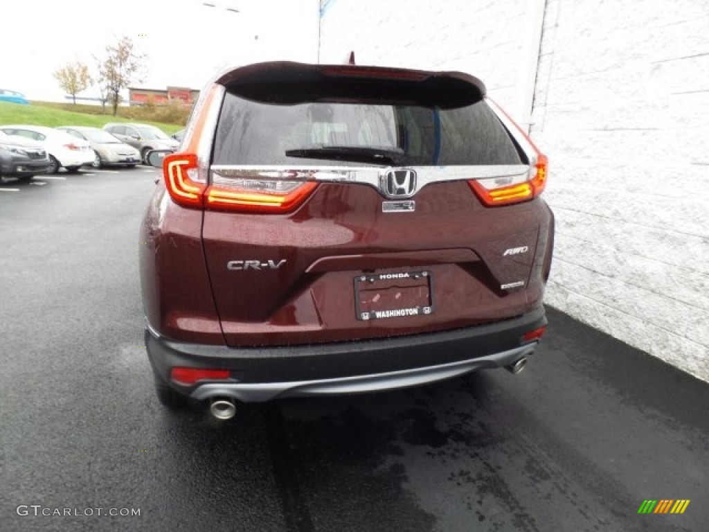 2018 CR-V Touring AWD - Basque Red Pearl II / Gray photo #7